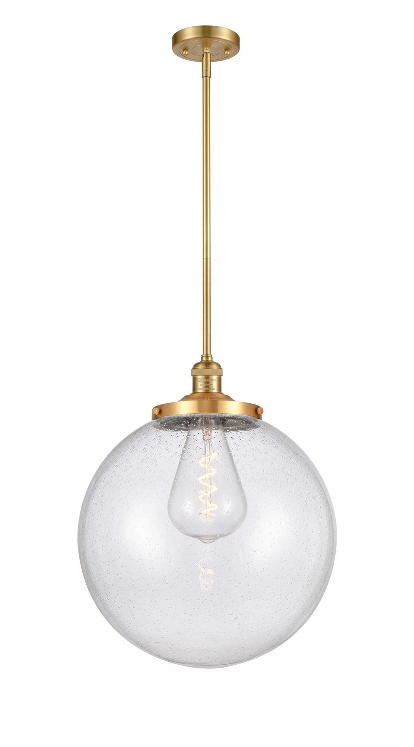 Innovations - 201S-SG-G204-16 - One Light Pendant - Franklin Restoration - Satin Gold