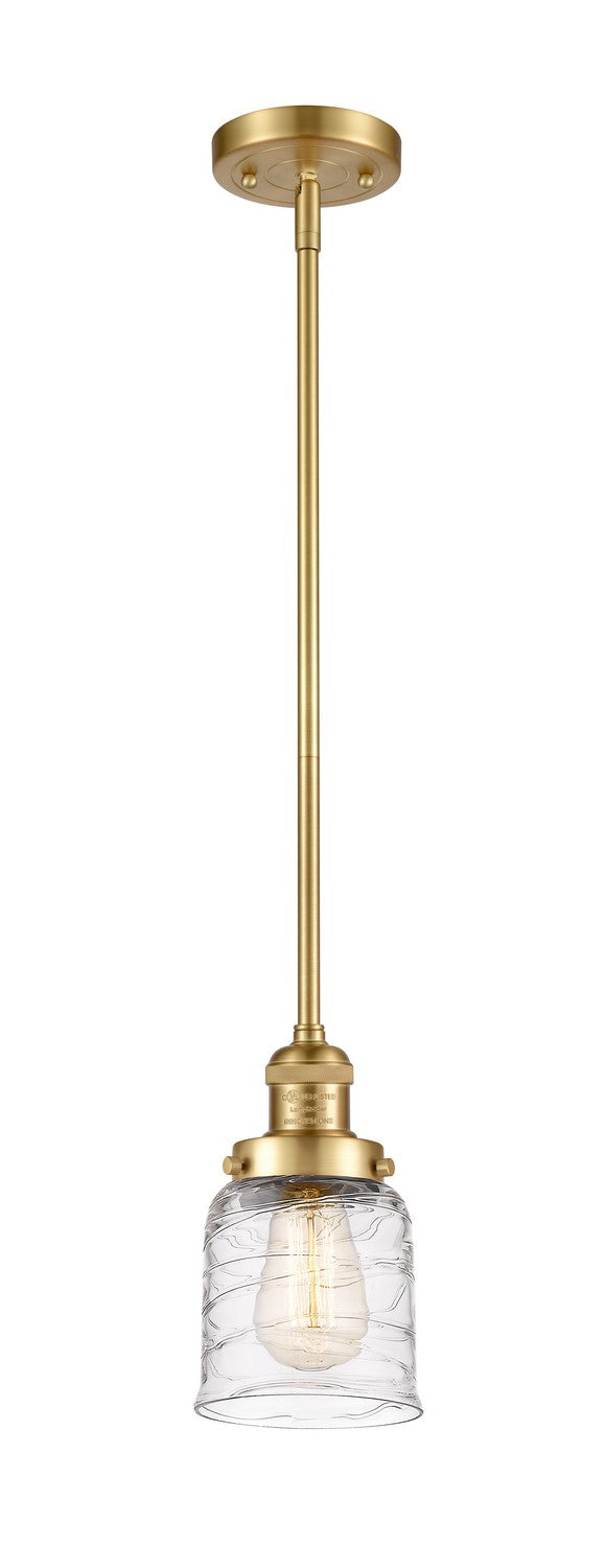Innovations - 201S-SG-G513 - One Light Mini Pendant - Franklin Restoration - Satin Gold