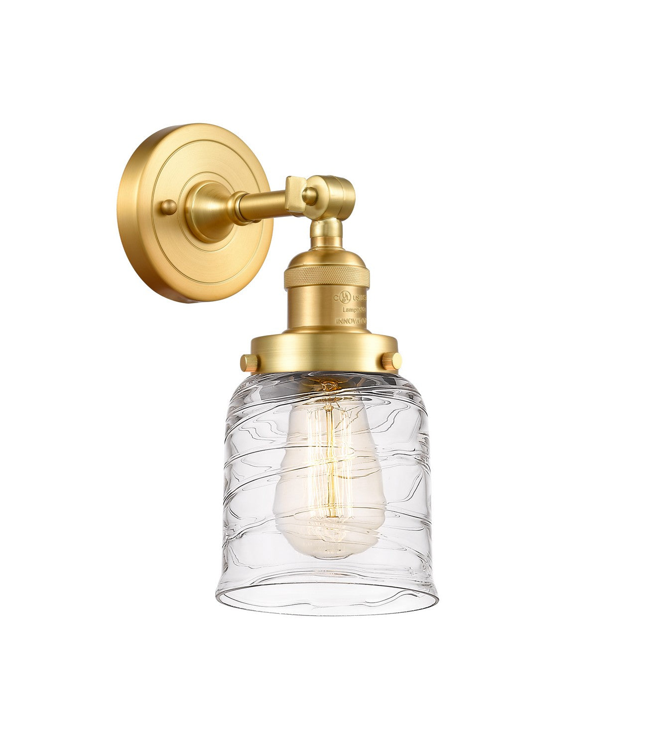 Innovations - 203-SG-G513 - One Light Wall Sconce - Franklin Restoration - Satin Gold