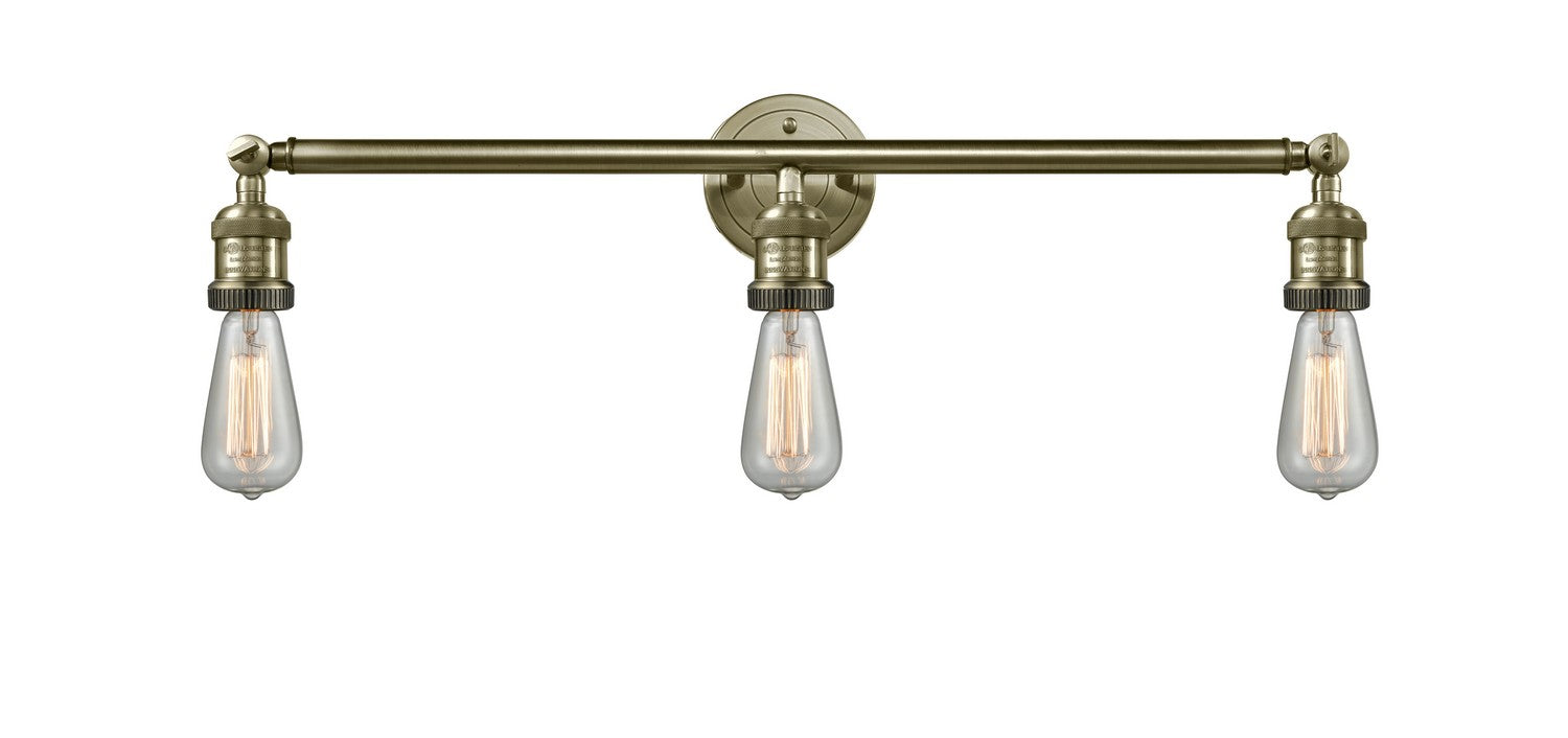 Innovations - 205-AB - Three Light Bath Vanity - Franklin Restoration - Antique Brass