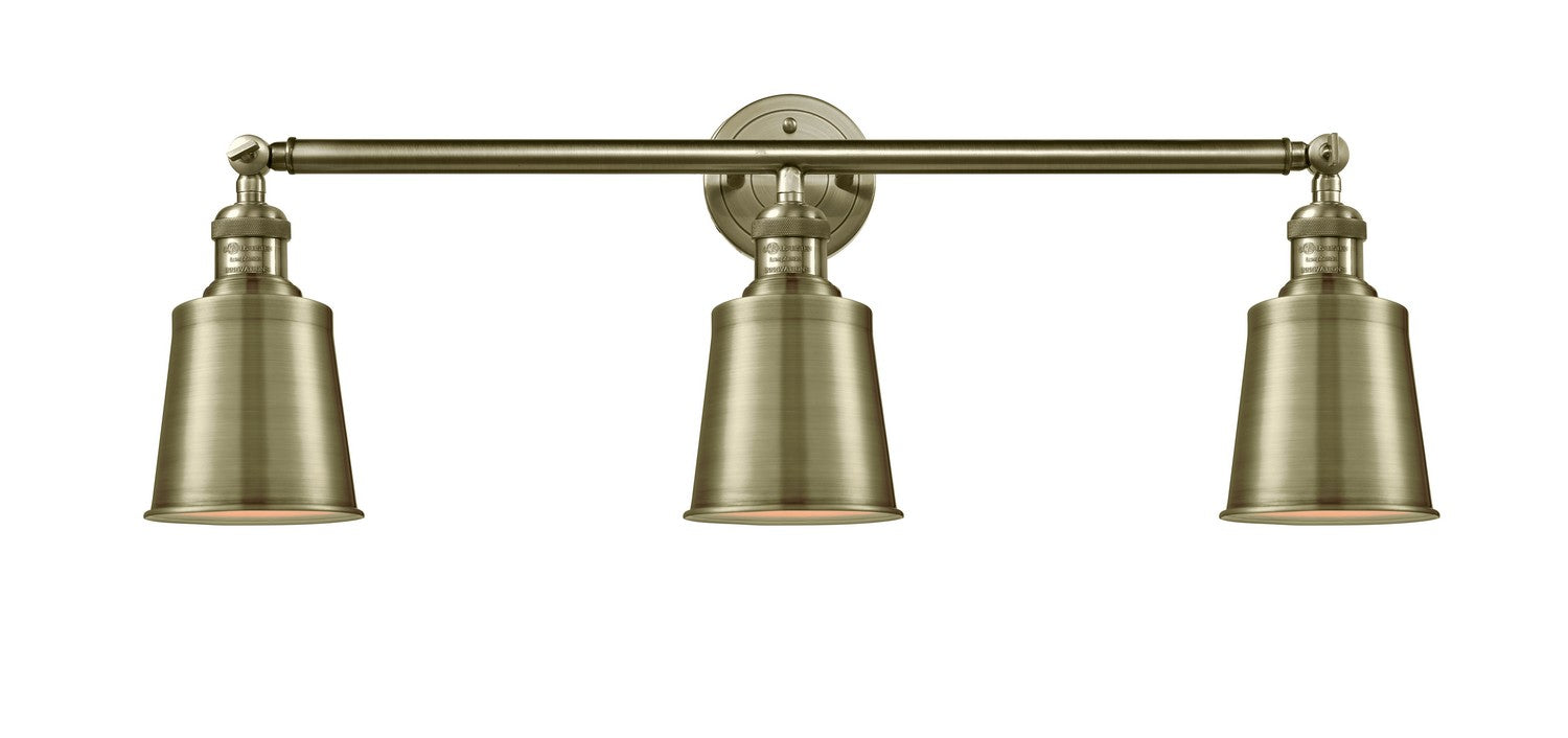 Innovations - 205-AB-M9-AB - Three Light Bath Vanity - Franklin Restoration - Antique Brass