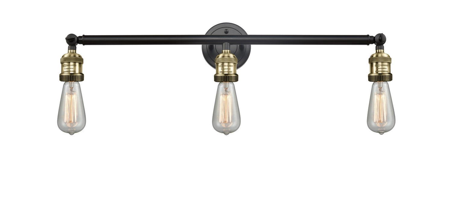 Innovations - 205-BAB - Three Light Bath Vanity - Franklin Restoration - Black Antique Brass