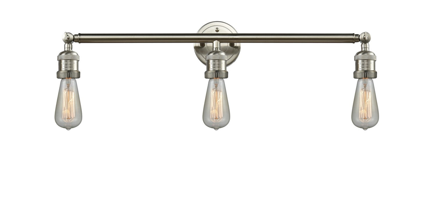 Innovations - 205-SN - Three Light Bath Vanity - Franklin Restoration - Brushed Satin Nickel