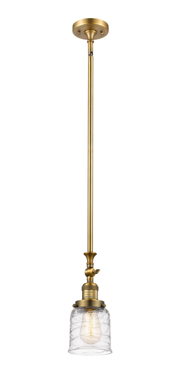Innovations - 206-BB-G513 - One Light Mini Pendant - Franklin Restoration - Brushed Brass