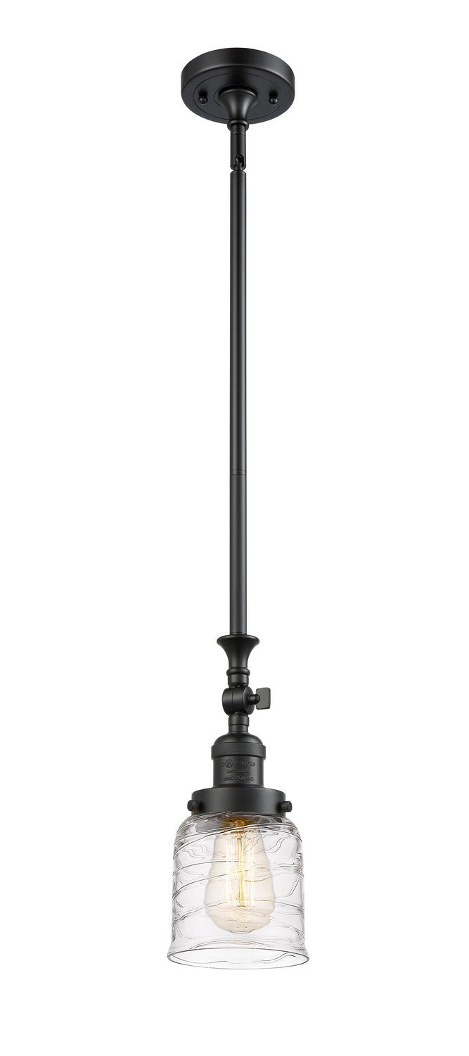Innovations - 206-BK-G513 - One Light Mini Pendant - Franklin Restoration - Matte Black
