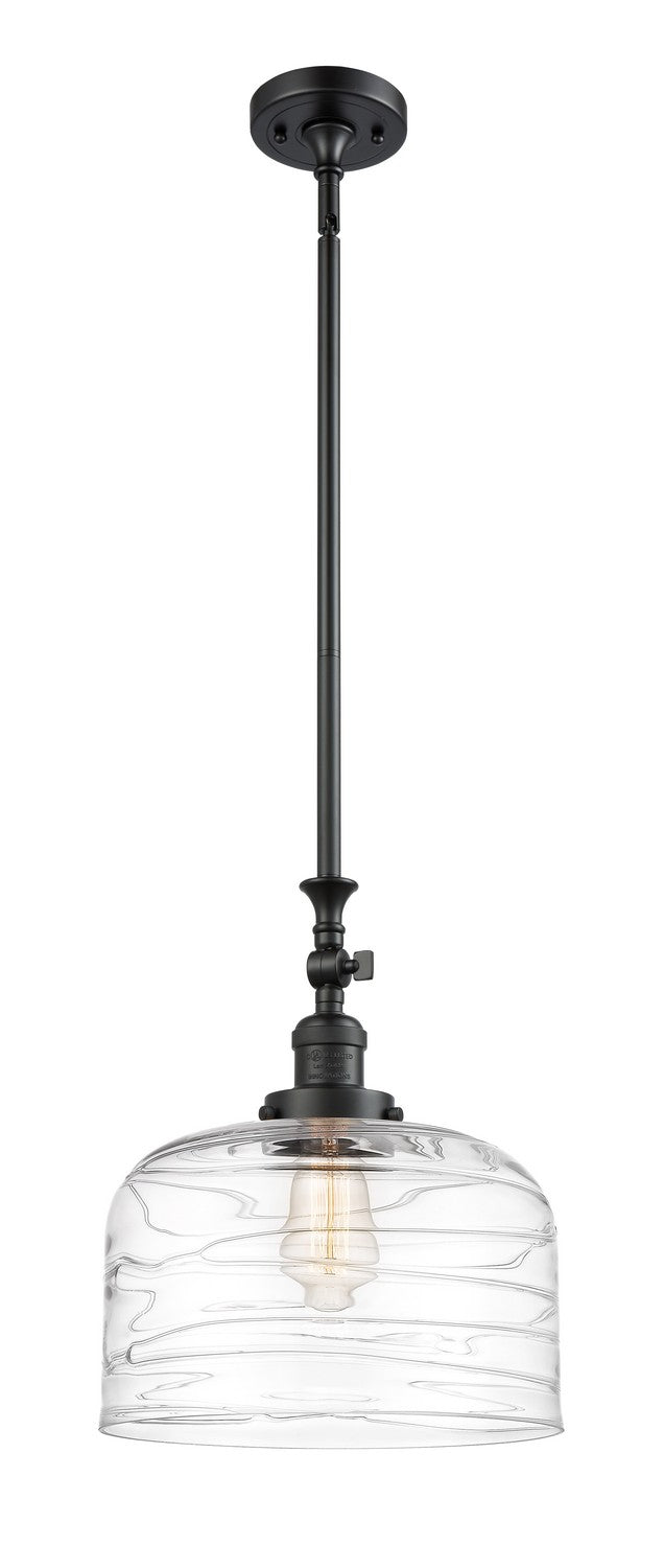 Innovations - 206-BK-G713-L - One Light Mini Pendant - Franklin Restoration - Matte Black