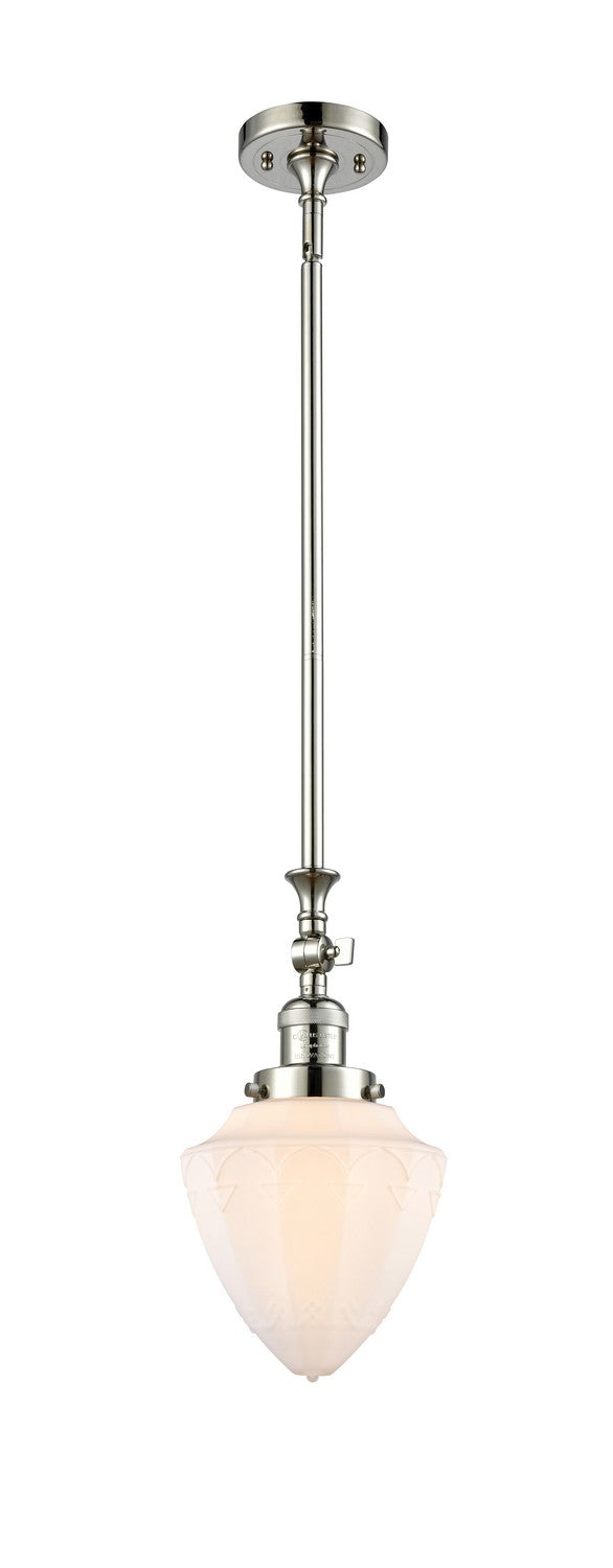 Innovations - 206-PN-G661-7 - One Light Mini Pendant - Franklin Restoration - Polished Nickel