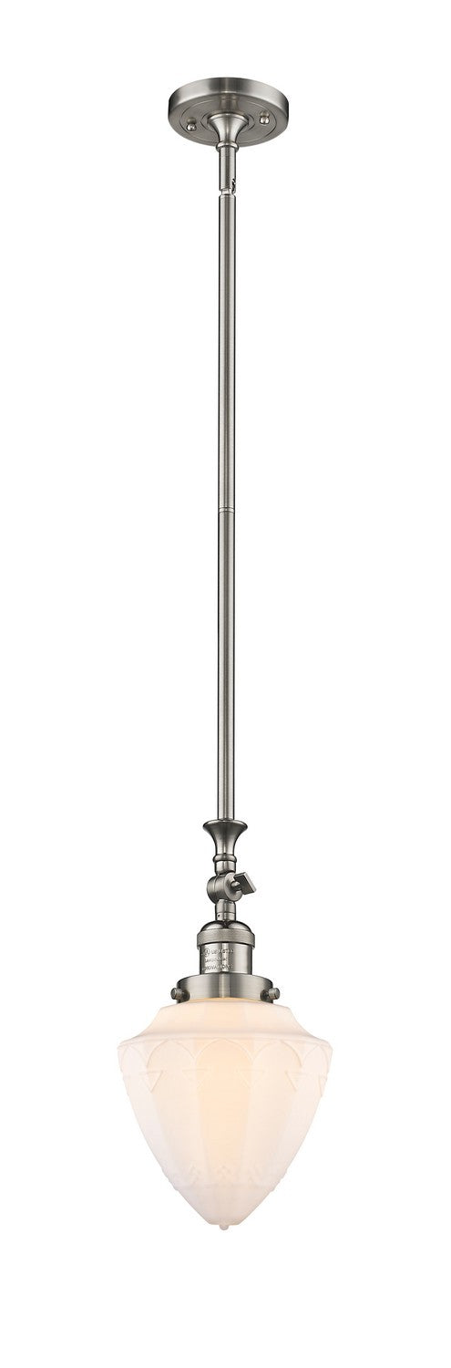 Innovations - 206-SN-G661-7 - One Light Mini Pendant - Franklin Restoration - Brushed Satin Nickel