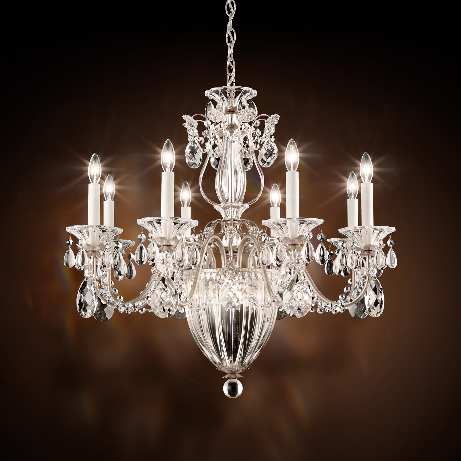 Schonbek - 1238N-40S - 11 Light Chandelier - Bagatelle - Polished Silver