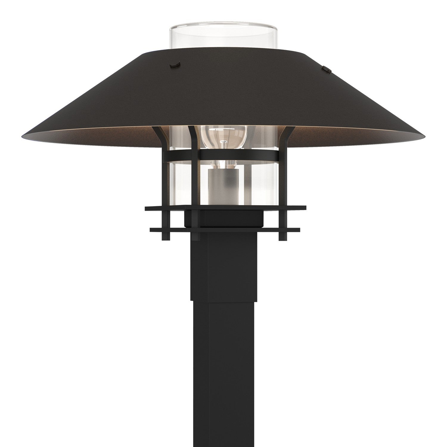 Hubbardton Forge - 344227-SKT-80-14-ZM0026 - One Light Outdoor Post Mount - Henry - Coastal Black