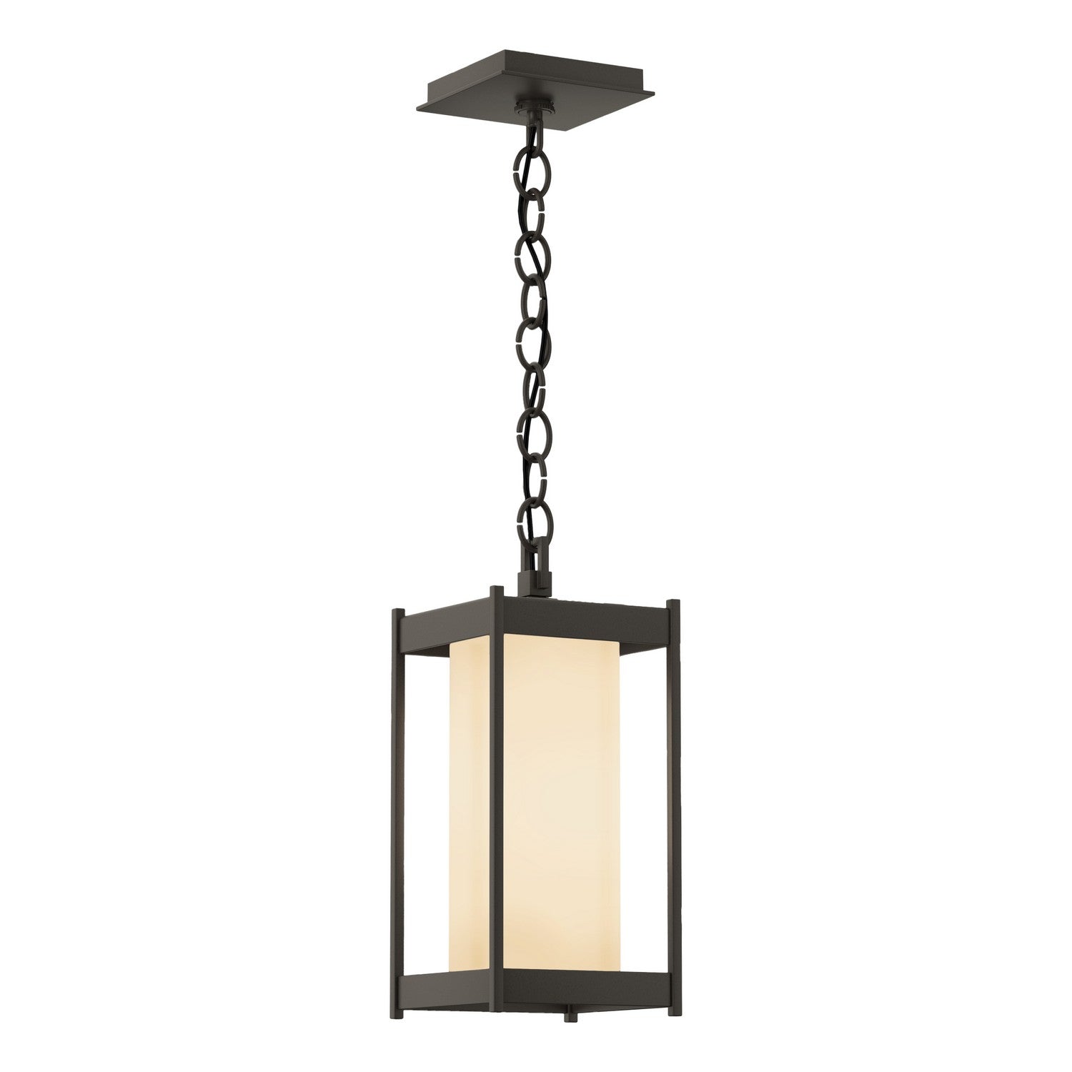 Hubbardton Forge - 362021-SKT-77-GG0730 - One Light Outdoor Lantern - Cela - Coastal Dark Smoke