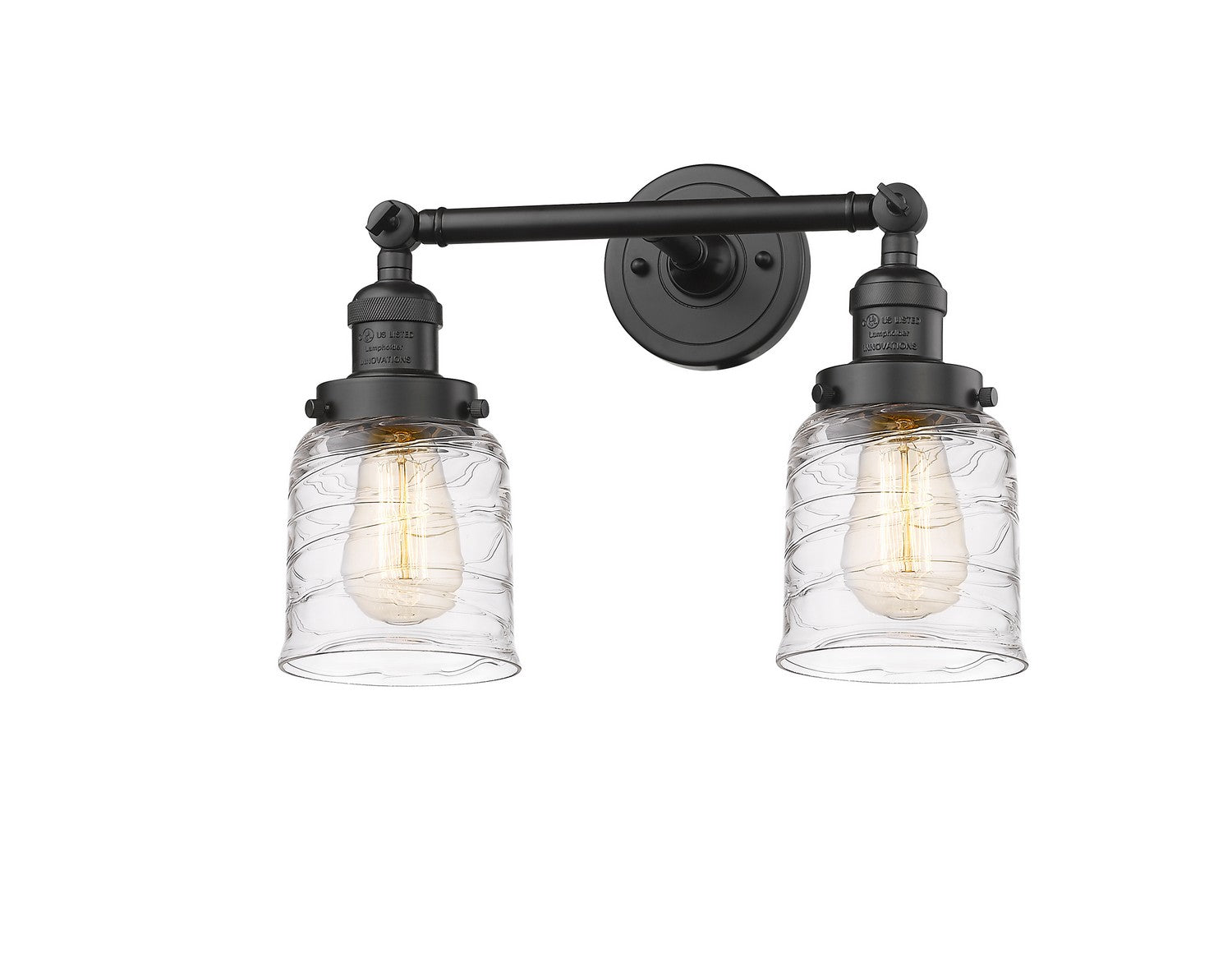 Innovations - 208-OB-G513 - Two Light Bath Vanity - Franklin Restoration - Oil Rubbed Bronze