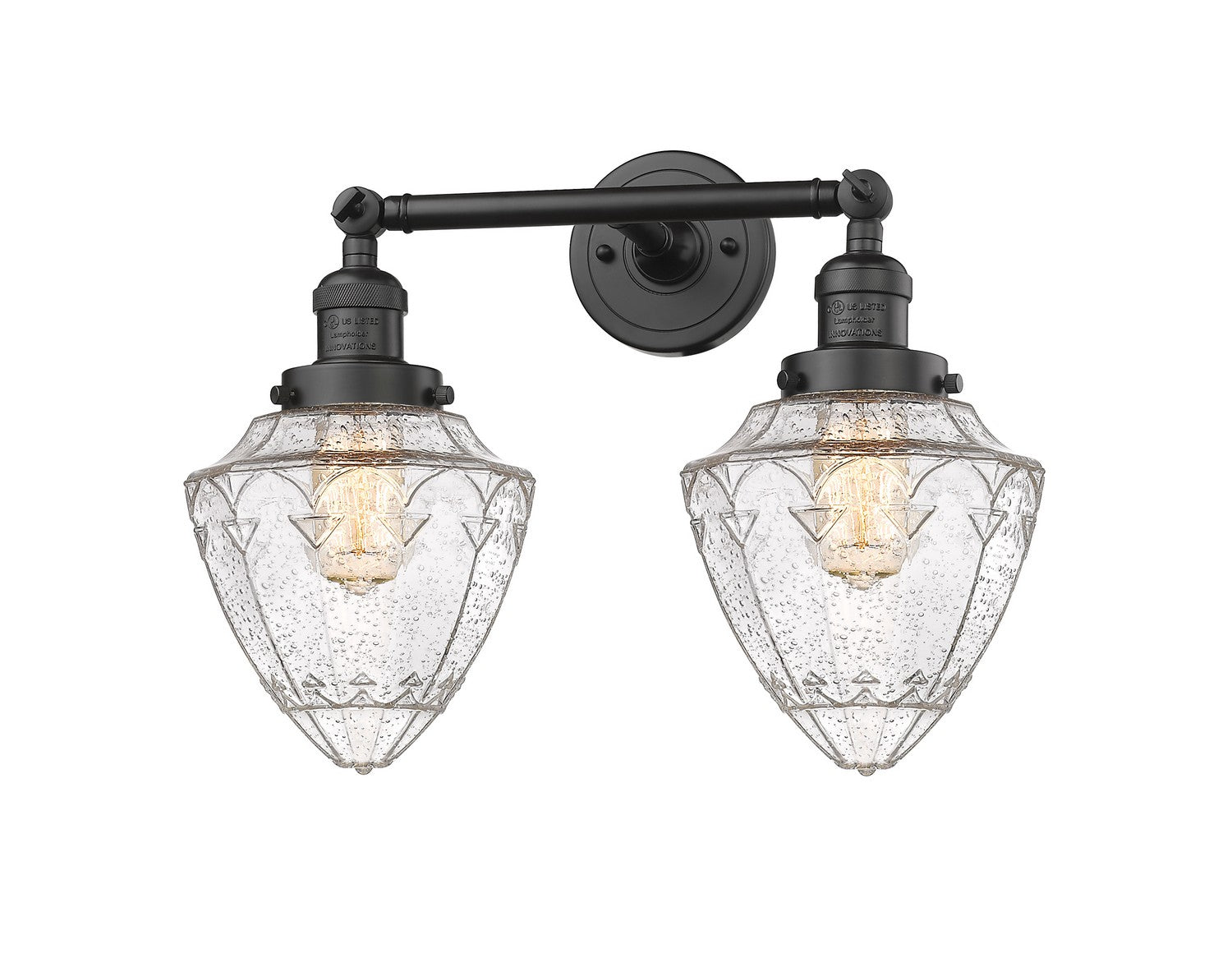 Innovations - 208-OB-G664-7 - Two Light Bath Vanity - Franklin Restoration - Oil Rubbed Bronze