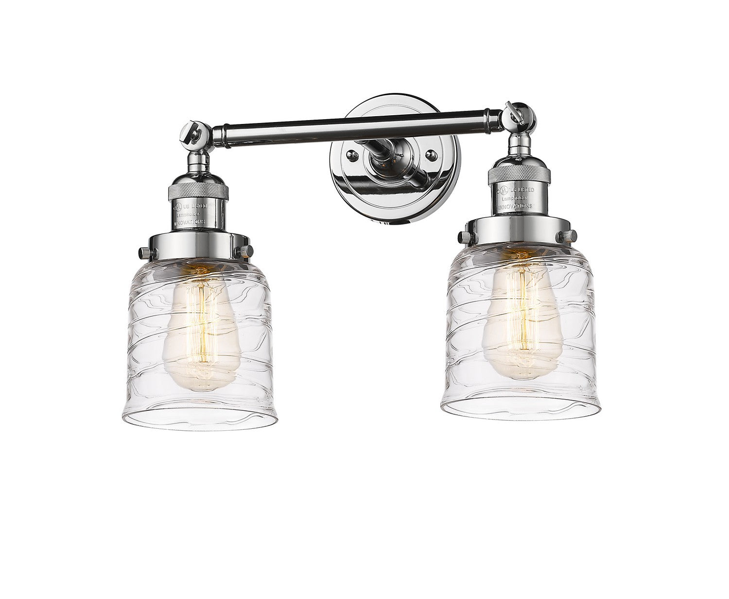 Innovations - 208-PC-G513 - Two Light Bath Vanity - Franklin Restoration - Polished Chrome