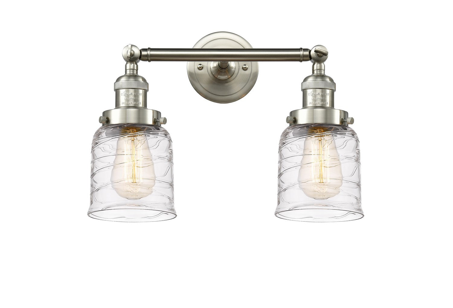 Innovations - 208-SN-G513 - Two Light Bath Vanity - Franklin Restoration - Brushed Satin Nickel
