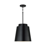 Capital Lighting - AA1034MB - One Light Pendant - Pratt - Matte Black