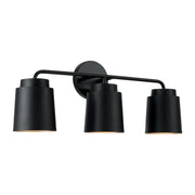 Capital Lighting - AA1036MB - Three Light Vanity - Pratt - Matte Black