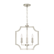 Capital Lighting - AA1037BN - Four Light Foyer Pendant - Courtney - Brushed Nickel