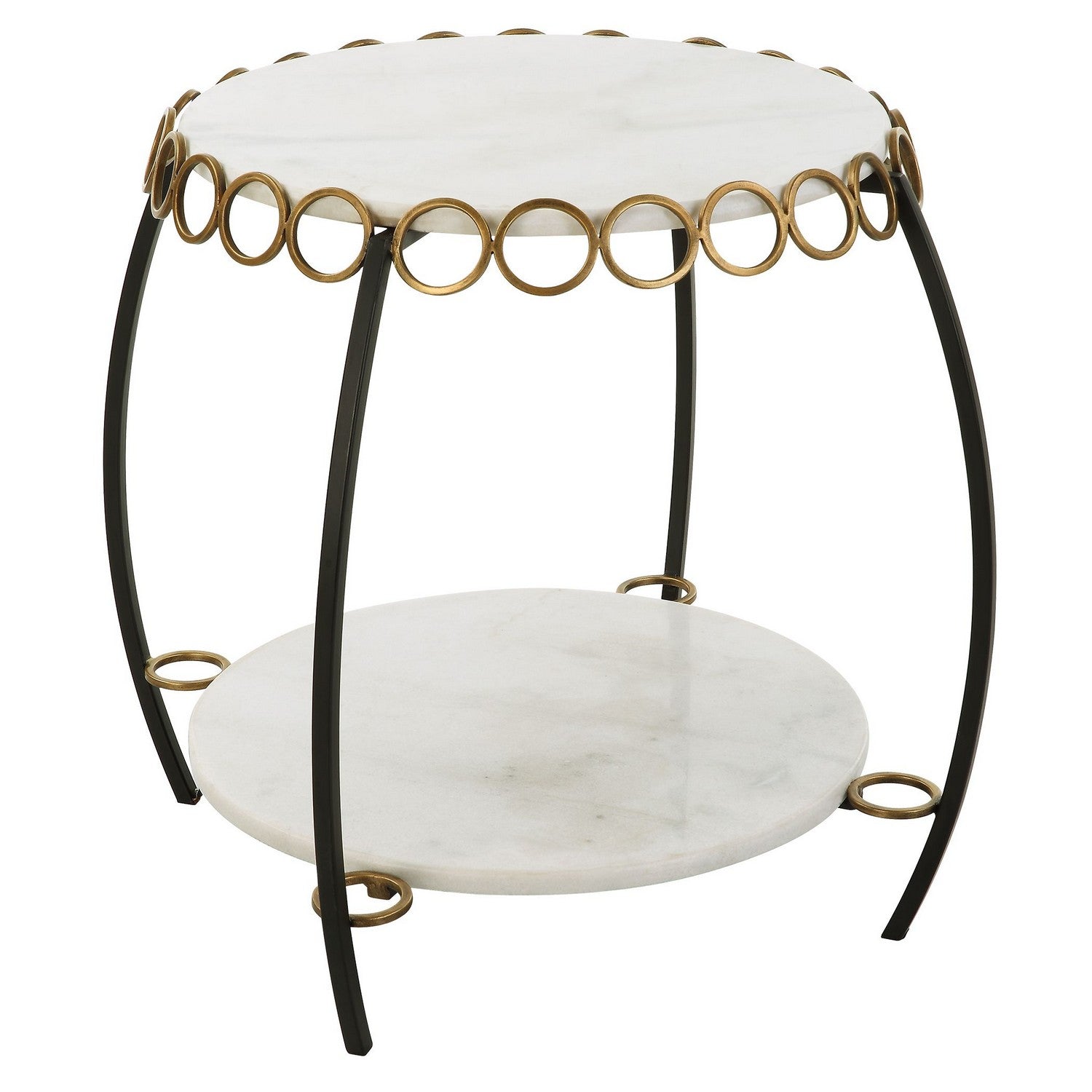 Uttermost - 22974 - Side Table - Chainlink - Antiqued Gold