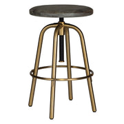 Uttermost - 22976 - Counter Stool - Revolve - Brushed Brass