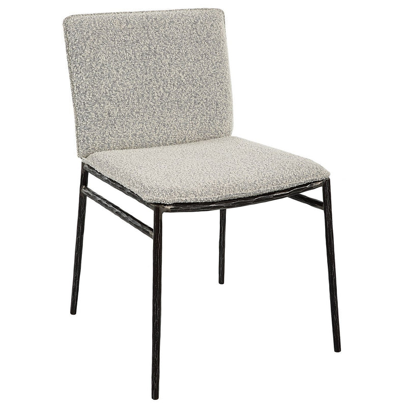 Uttermost - 23781 - Dining Chair - Jacobsen - Natural Aged Black Iron