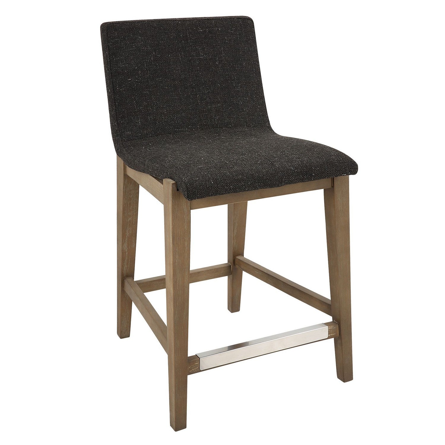 Uttermost - 23822 - Counter Stool - Klemens - Brushed Nickel
