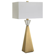 Uttermost - 30244 - One Light Table Lamp - Arete - Antique Brass