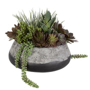 Uttermost - 60214 - Centerpiece - Yuma - Green And Burgundy
