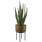Uttermost - 60217 - Planter - Arabia - Antique Brass