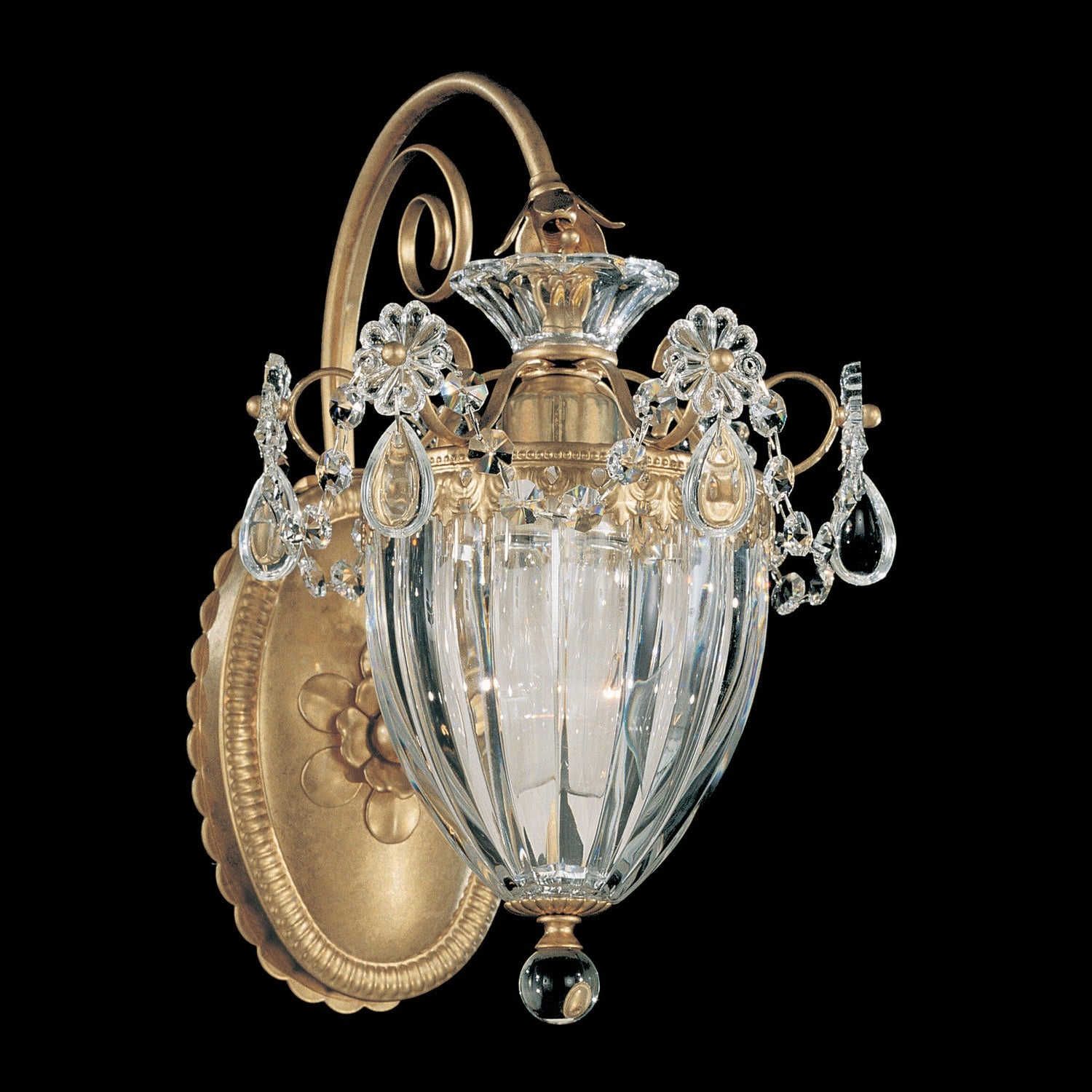 Schonbek - 1240-40R - One Light Wall Sconce - Bagatelle - Polished Silver