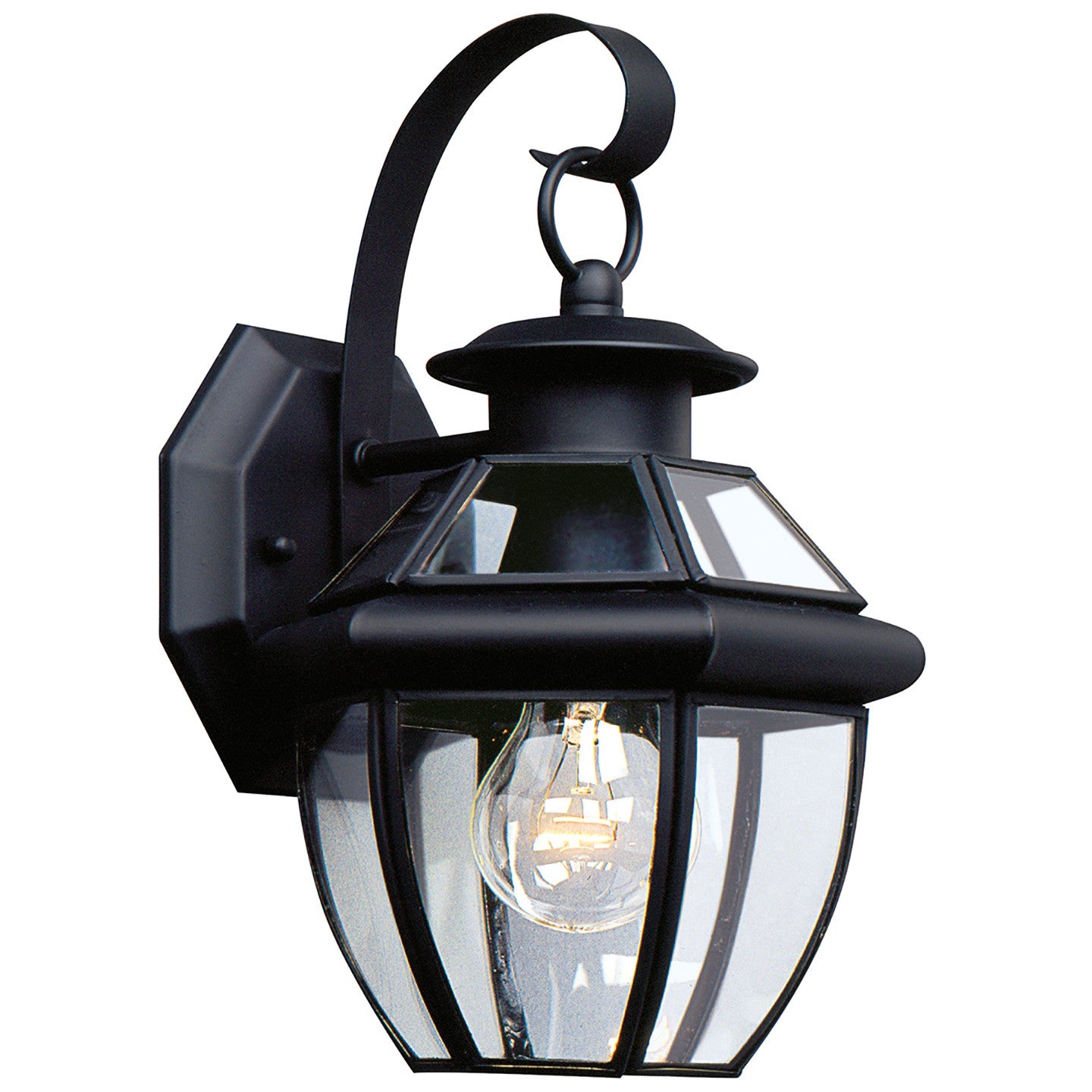 Generation Lighting - 8037-12 - One Light Outdoor Wall Lantern - Lancaster - Black