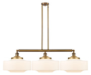 Innovations - 213-BB-G691-16 - Three Light Island Pendant - Franklin Restoration - Brushed Brass