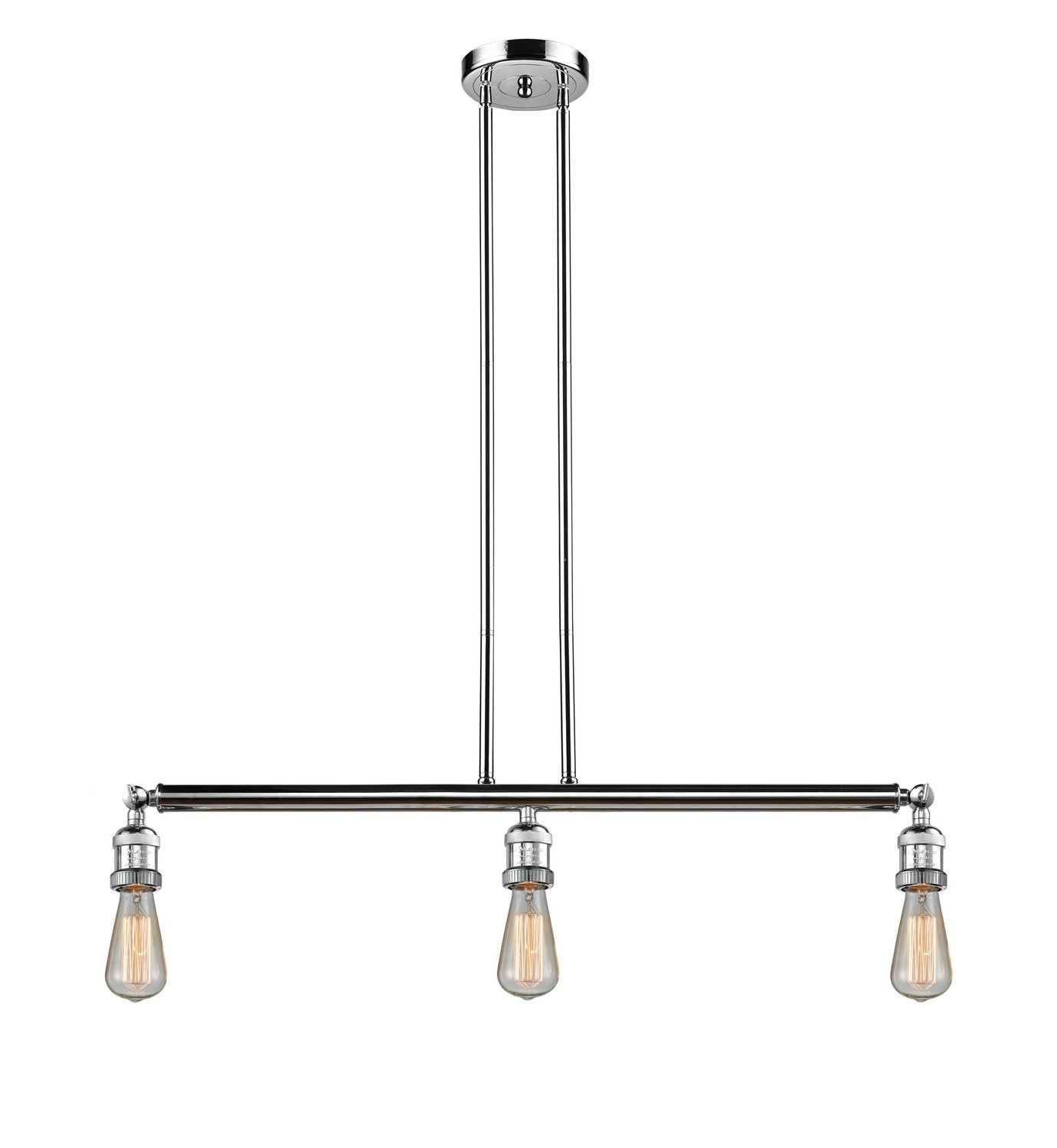Innovations - 213-PC - Three Light Island Pendant - Franklin Restoration - Polished Chrome