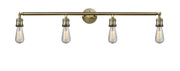 Innovations - 215-AB - Four Light Bath Vanity - Franklin Restoration - Antique Brass