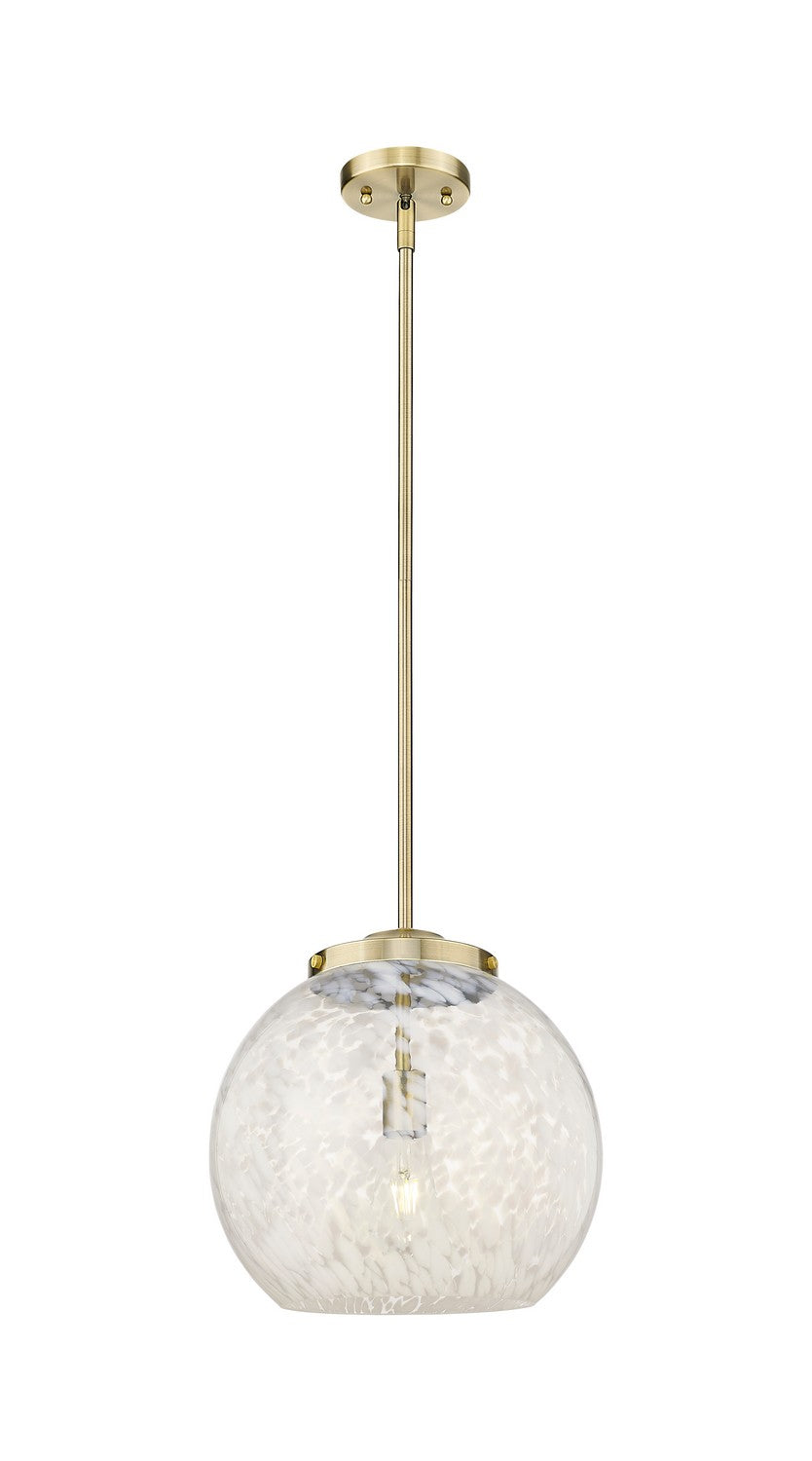 Innovations - 221-1S-AB-G1216-14WM - One Light Pendant - Essex - Antique Brass