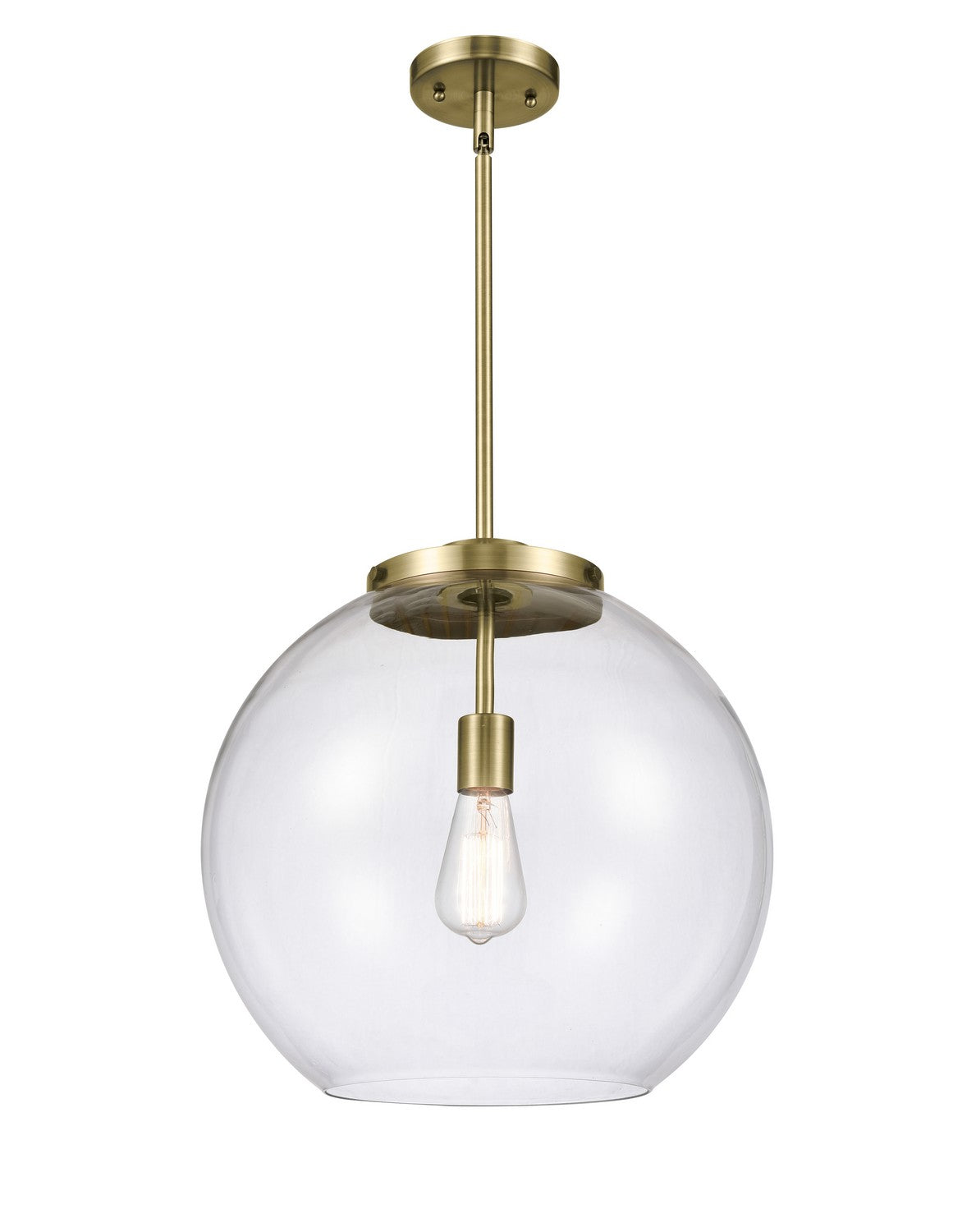 Innovations - 221-1S-AB-G122-16 - One Light Pendant - Essex - Antique Brass