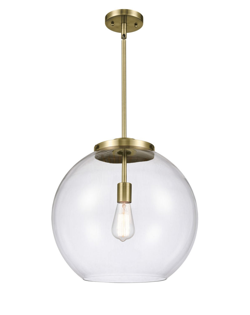 Innovations - 221-1S-AB-G122-16 - One Light Pendant - Essex - Antique Brass