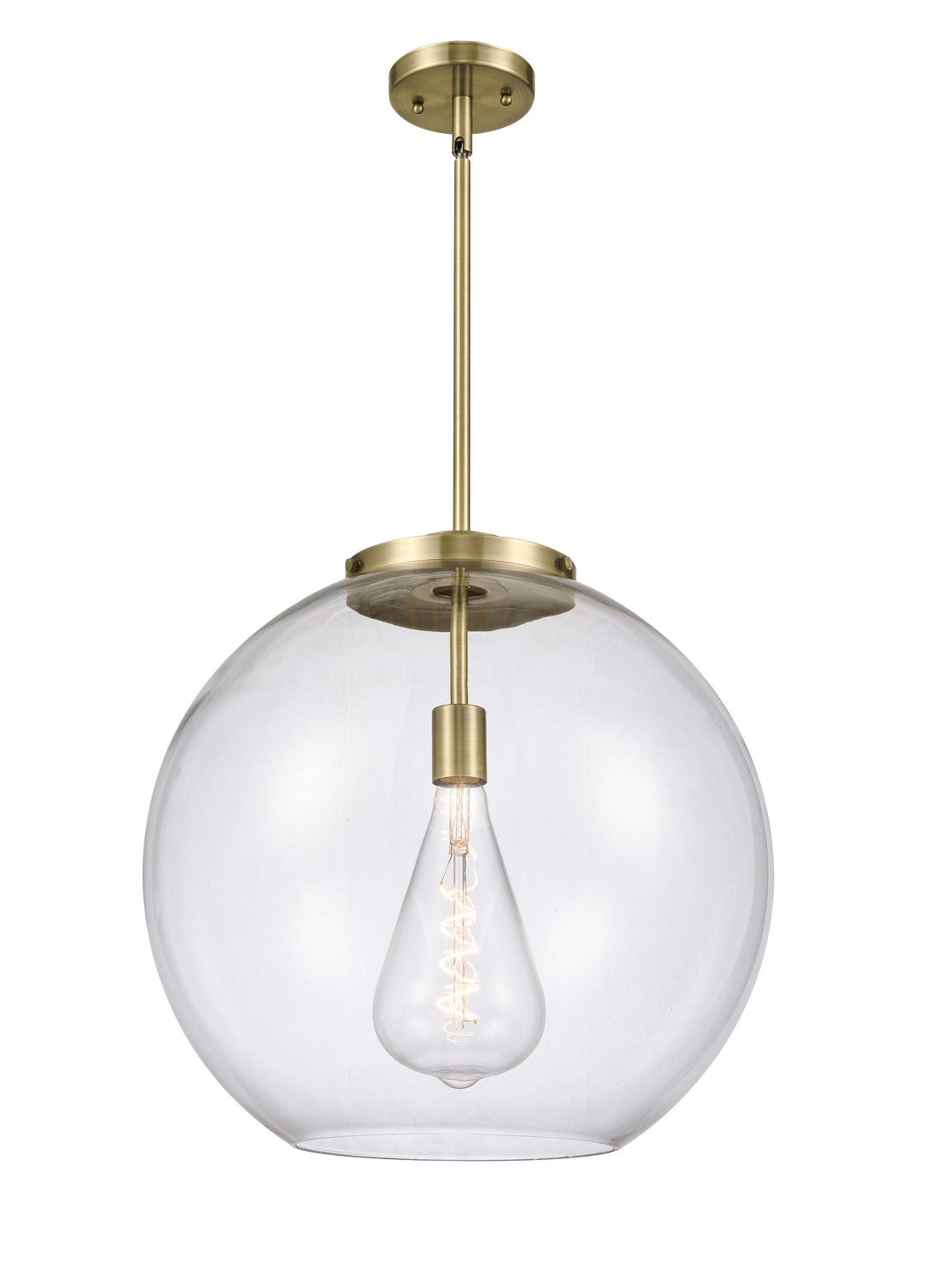 Innovations - 221-1S-AB-G122-18 - One Light Pendant - Essex - Antique Brass