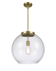 Innovations - 221-1S-AB-G124-16 - One Light Pendant - Essex - Antique Brass