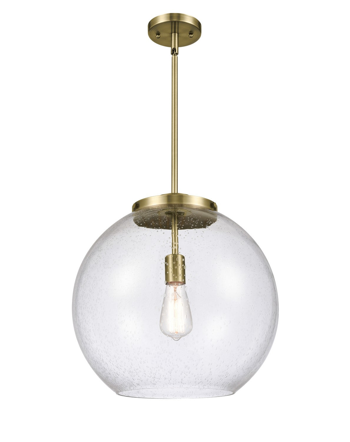 Innovations - 221-1S-AB-G124-16 - One Light Pendant - Essex - Antique Brass