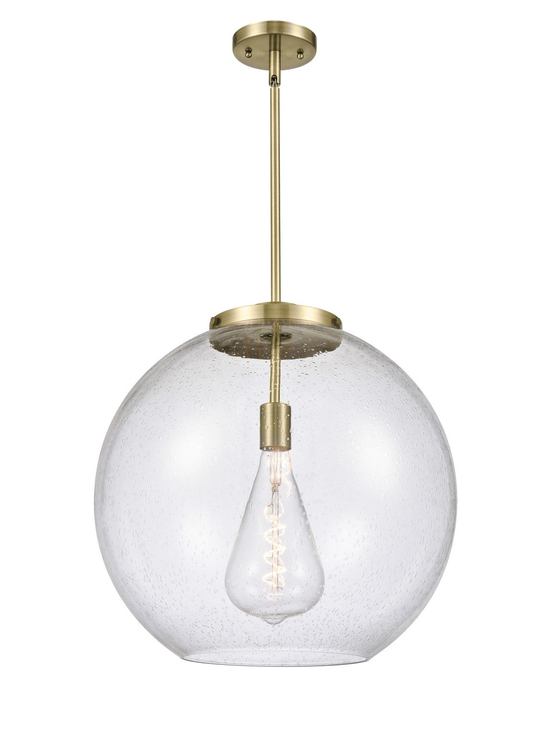 Innovations - 221-1S-AB-G124-18 - One Light Pendant - Essex - Antique Brass