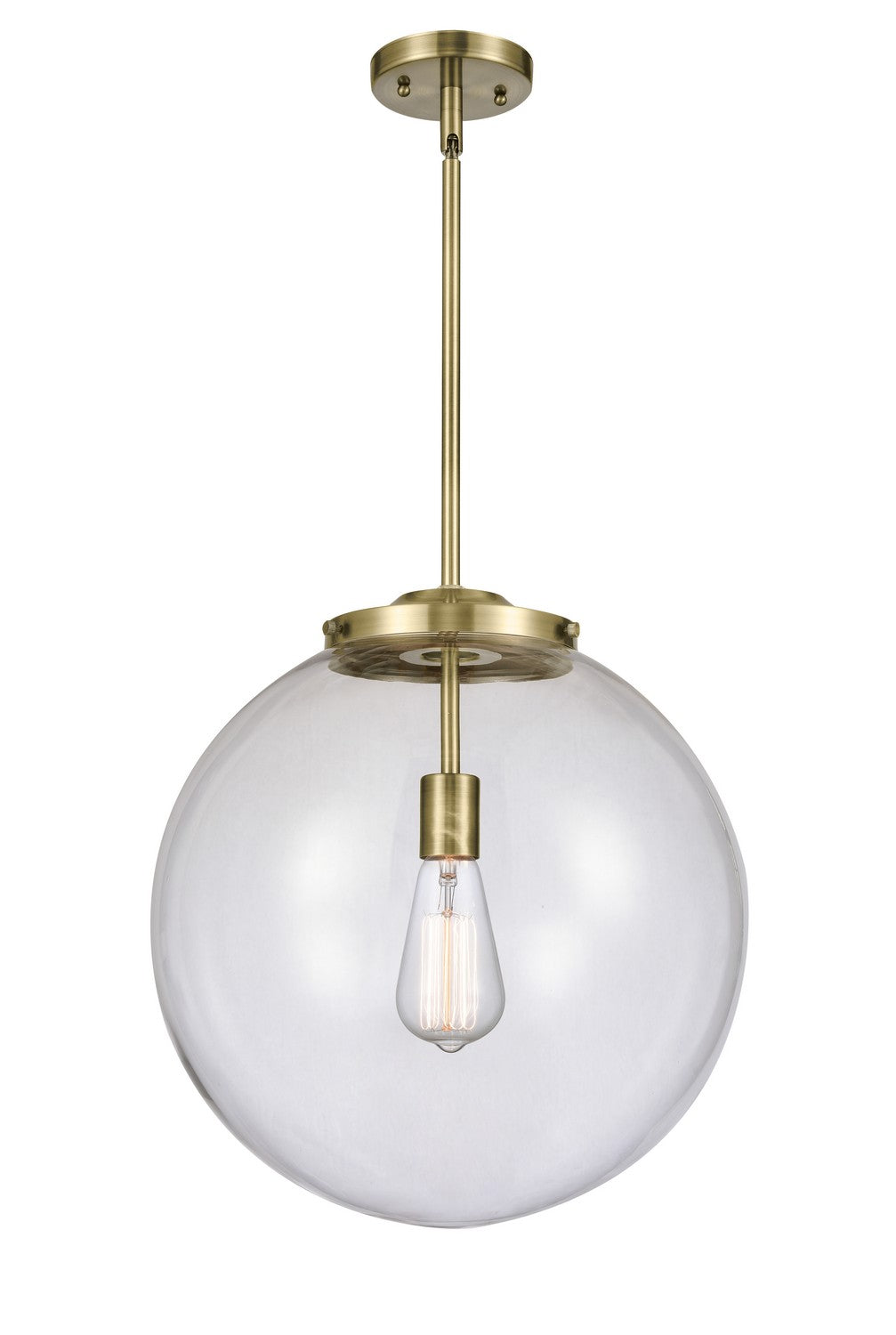 Innovations - 221-1S-AB-G202-16 - One Light Pendant - Essex - Antique Brass