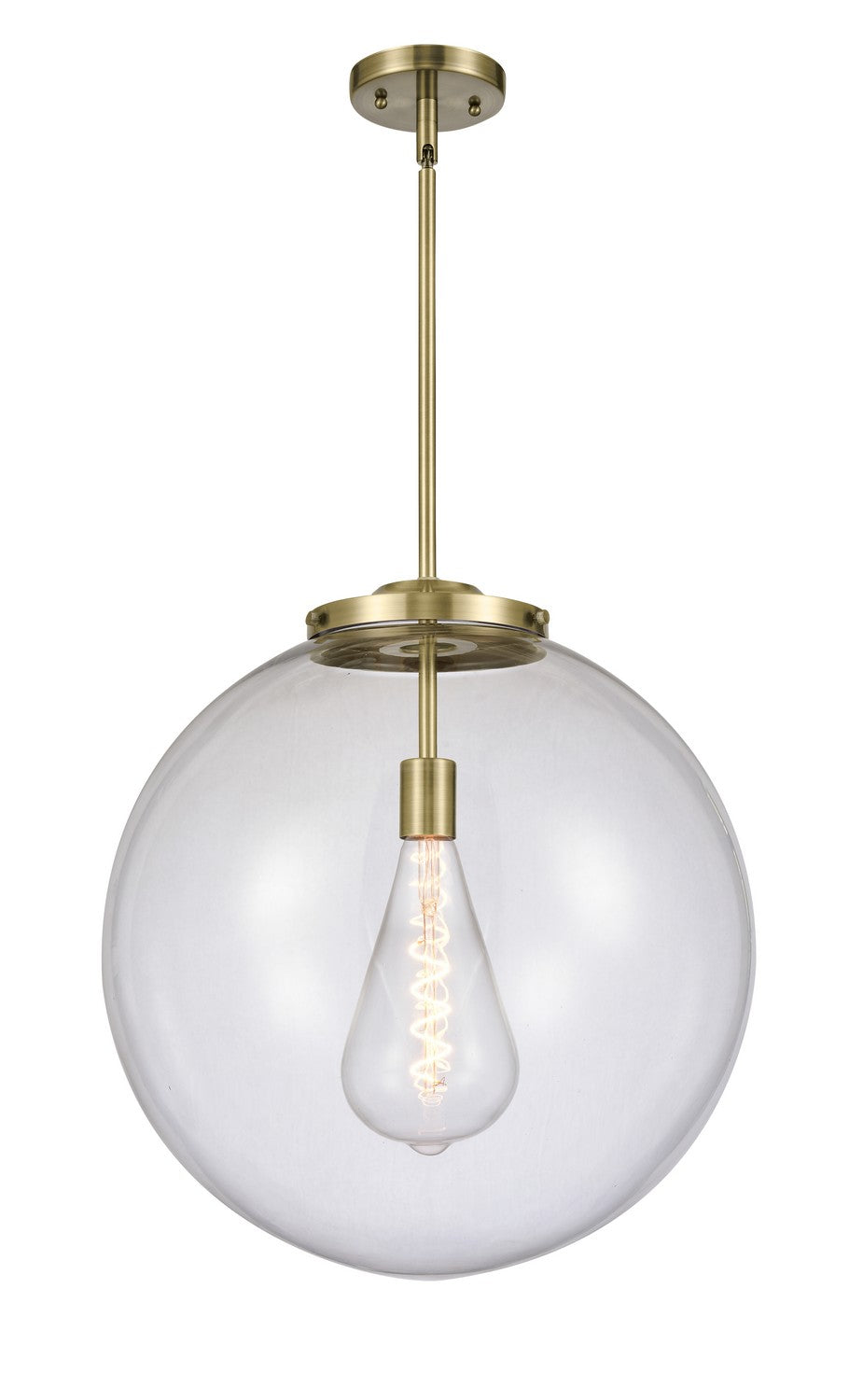 Innovations - 221-1S-AB-G202-18 - One Light Pendant - Essex - Antique Brass