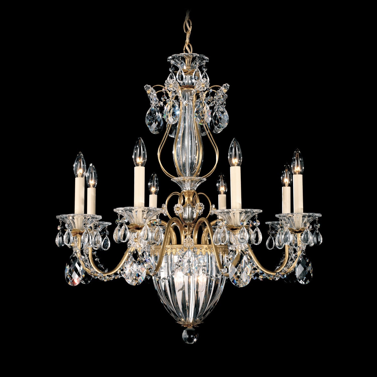 Schonbek - 1248-26 - 11 Light Chandelier - Bagatelle - French Gold