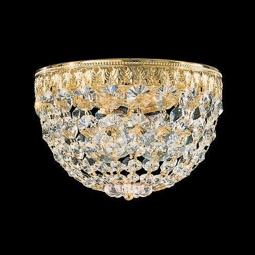 Schonbek - 1558-211O - Three Light Flush Mount - Petit Crystal - Aurelia