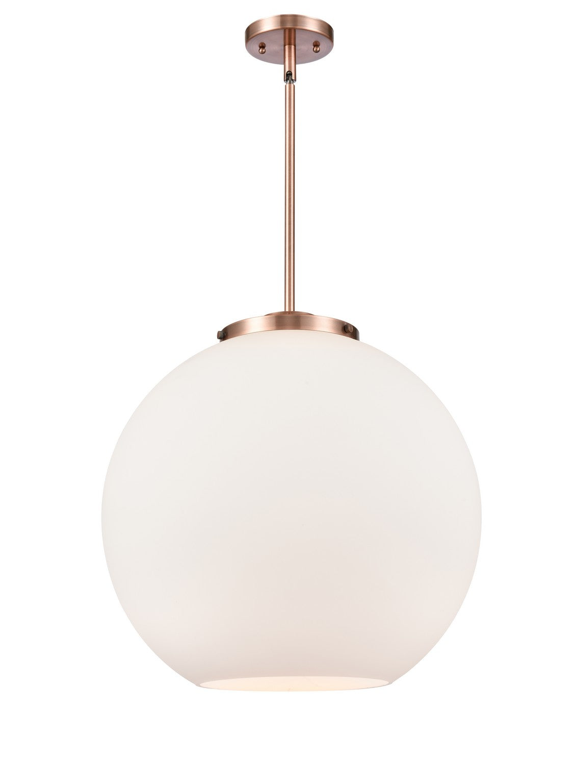 Innovations - 221-1S-AC-G121-18 - One Light Pendant - Essex - Antique Copper