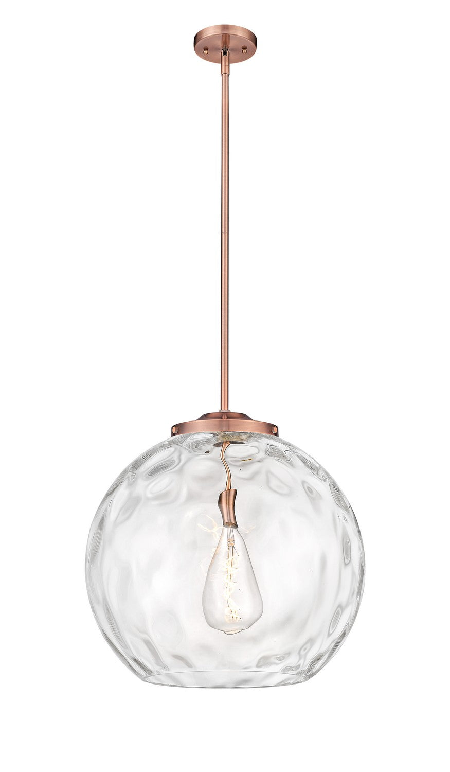 Innovations - 221-1S-AC-G1215-18 - One Light Pendant - Essex - Antique Copper