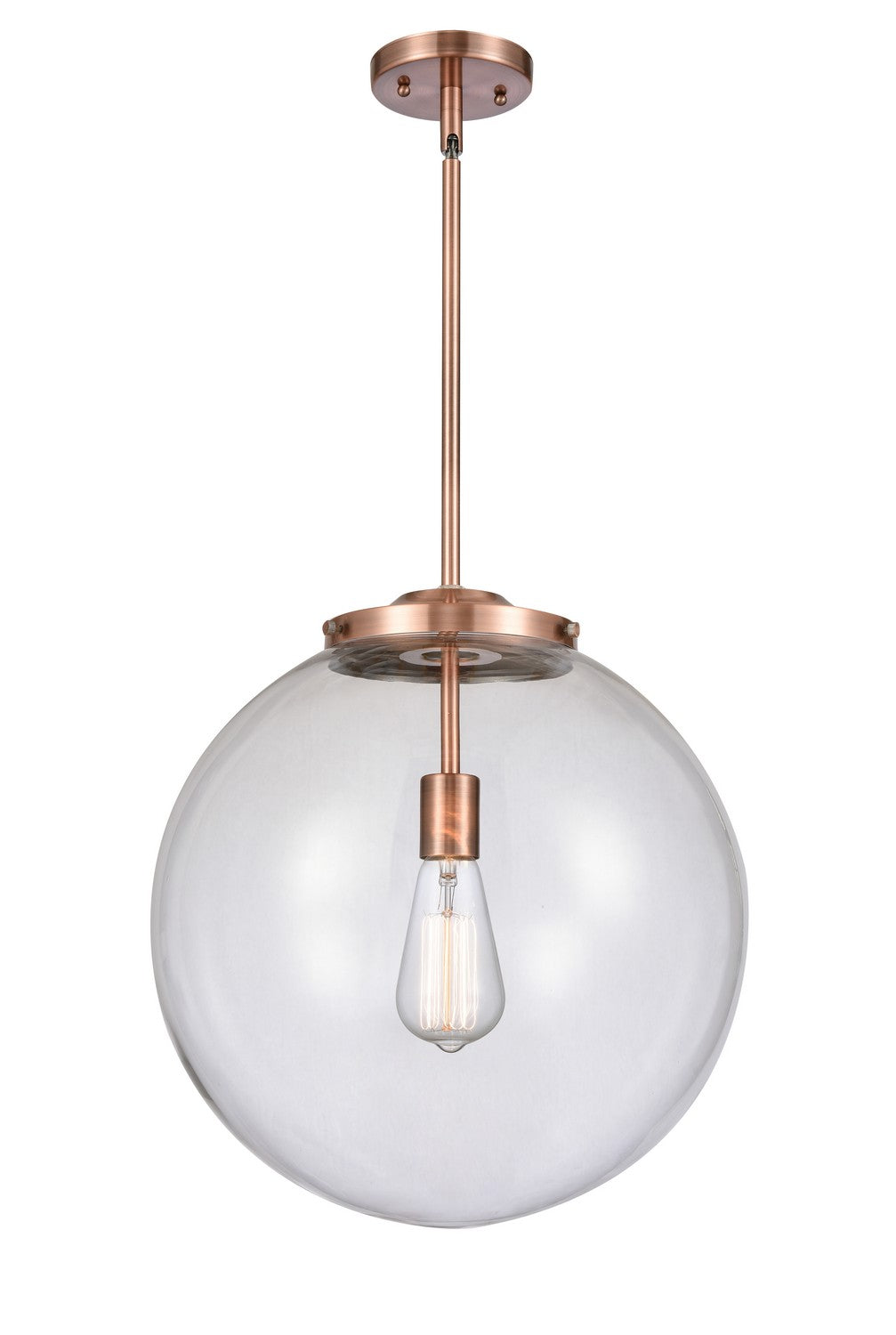 Innovations - 221-1S-AC-G202-16 - One Light Pendant - Essex - Antique Copper