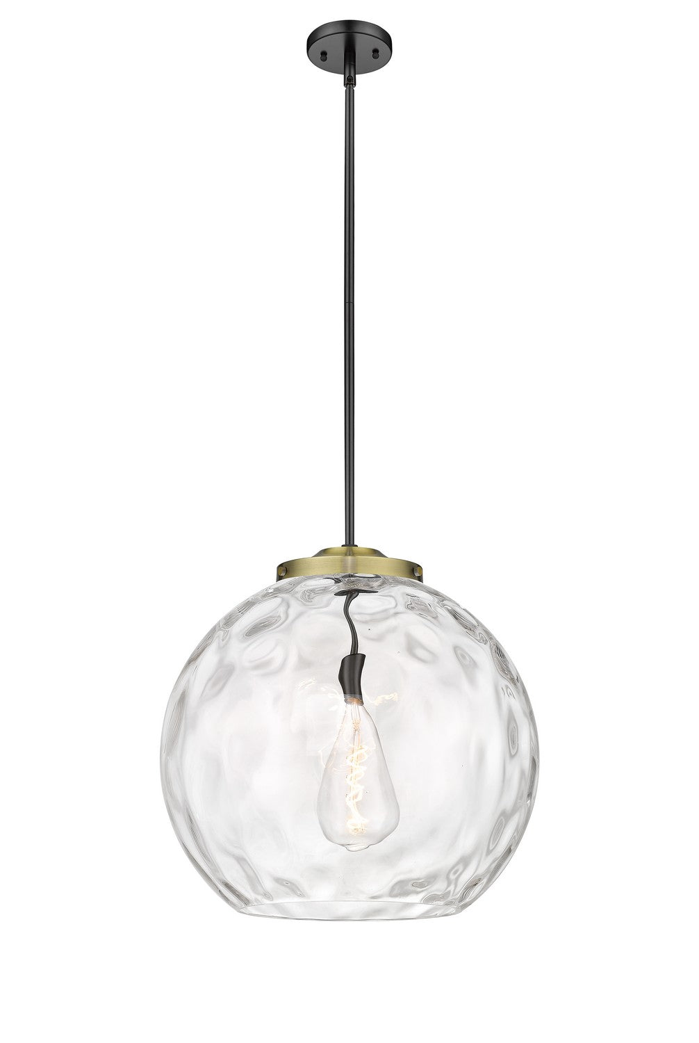 Innovations - 221-1S-BAB-G1215-18 - One Light Pendant - Essex - Black Antique Brass