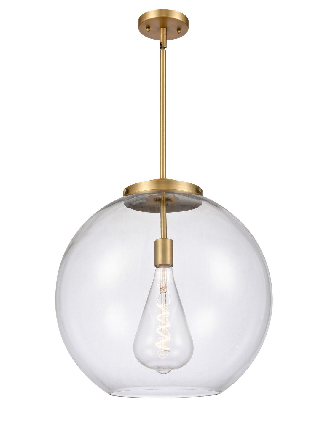 Innovations - 221-1S-BB-G122-18 - One Light Pendant - Essex - Brushed Brass